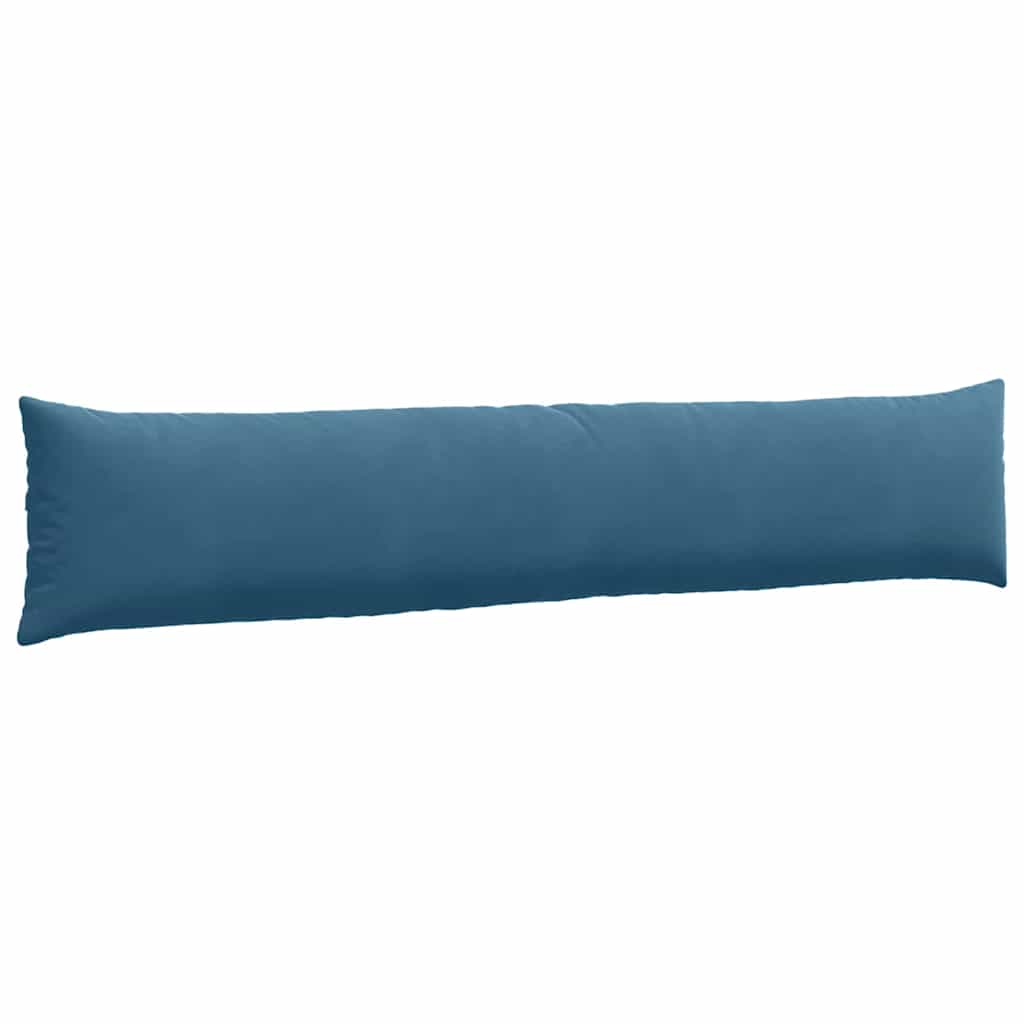 Sofa Pillows 2 pcs Blue 200 x 40 cm Corduroy Fabric