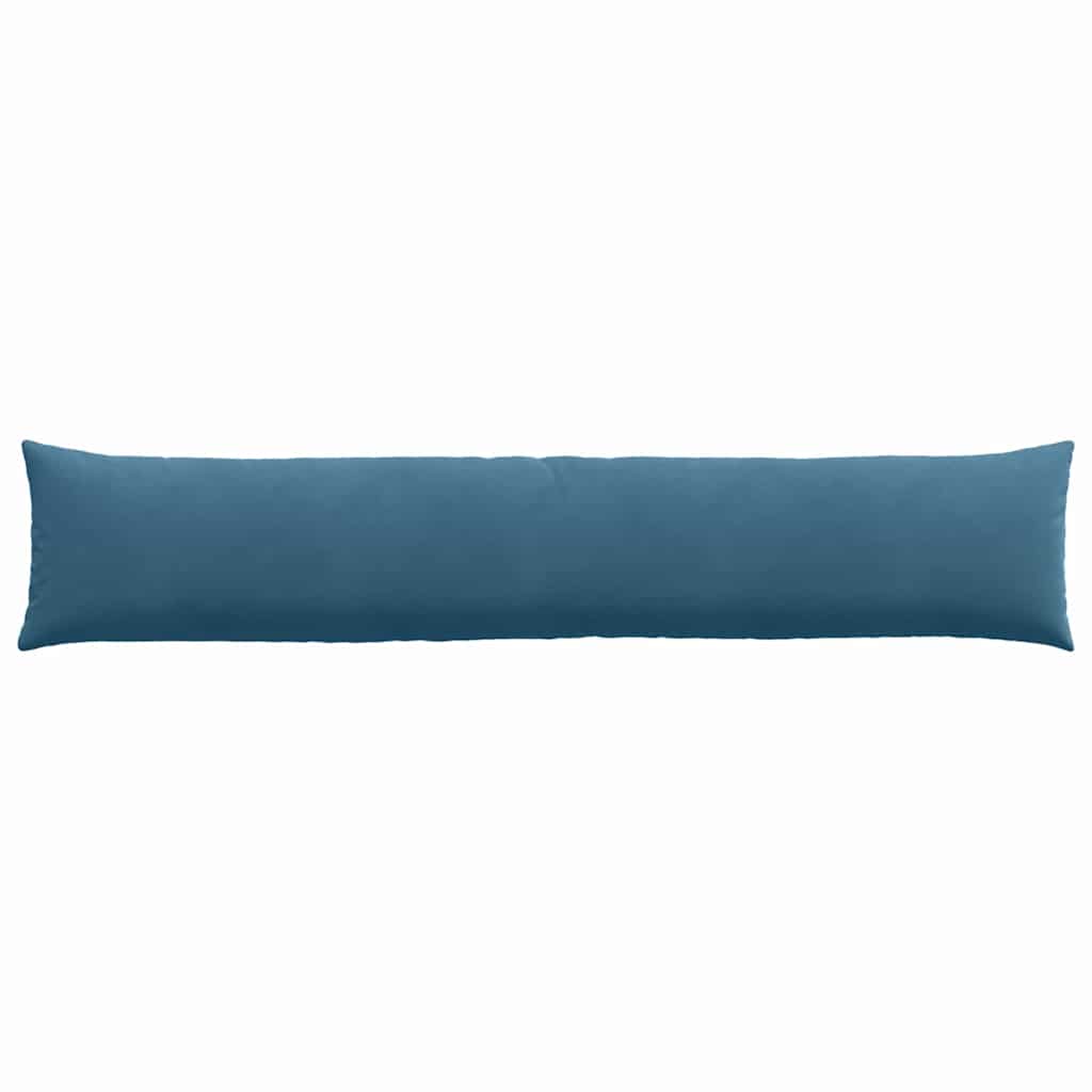 Sofa Pillows 2 pcs Blue 200 x 40 cm Corduroy Fabric