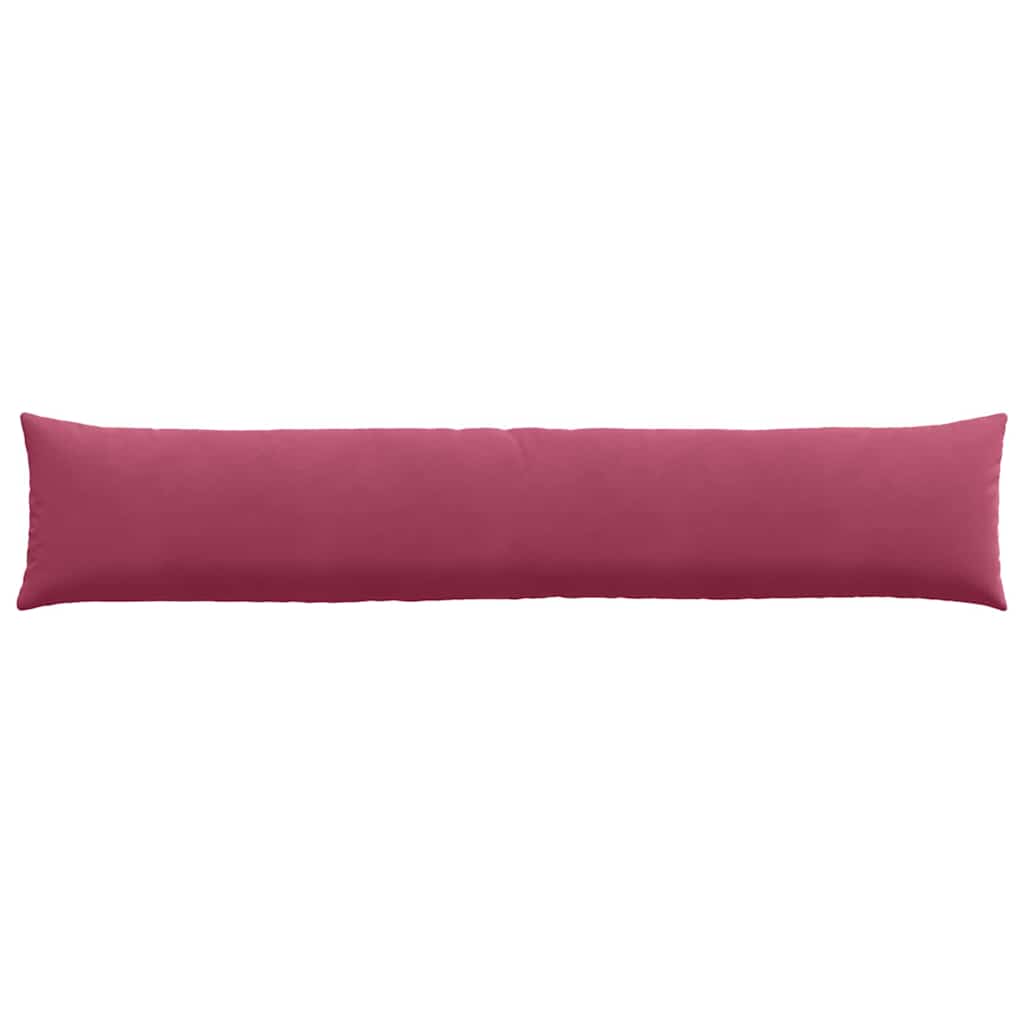 Sofa Pillows 2 pcs Wine Red 200 x 40 cm Corduroy Fabric