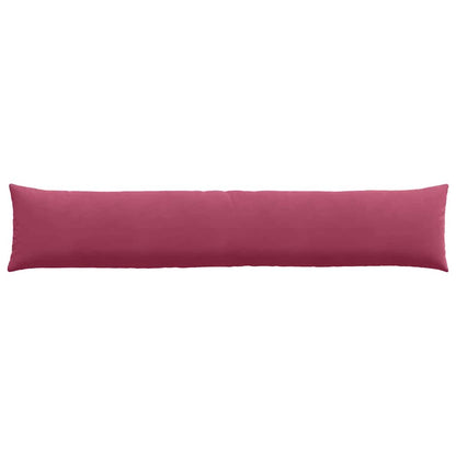 Sofa Pillows 2 pcs Wine Red 200 x 40 cm Corduroy Fabric