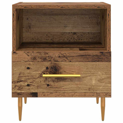 Bedside Table 2 pcs Old wood 40 x 35 x 47.5 cm Engineered wood