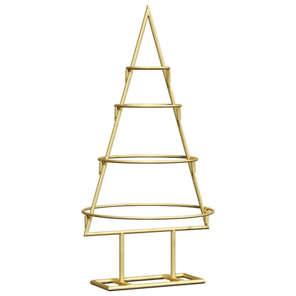 Metal Christmas Tree with Stand Gold 60 cm Powder-coated steel