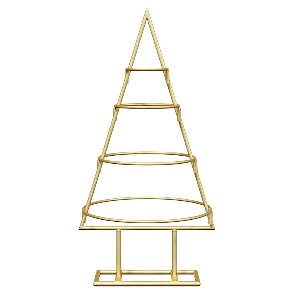 Metal Christmas Tree with Stand Gold 60 cm Powder-coated steel