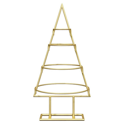 Metal Christmas Tree with Stand Gold 60 cm Powder-coated steel