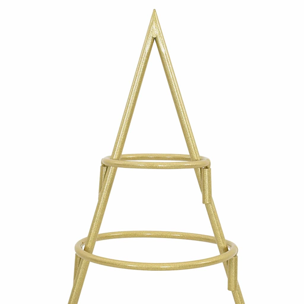 Metal Christmas Tree with Stand Gold 90 cm Powder-coated steel