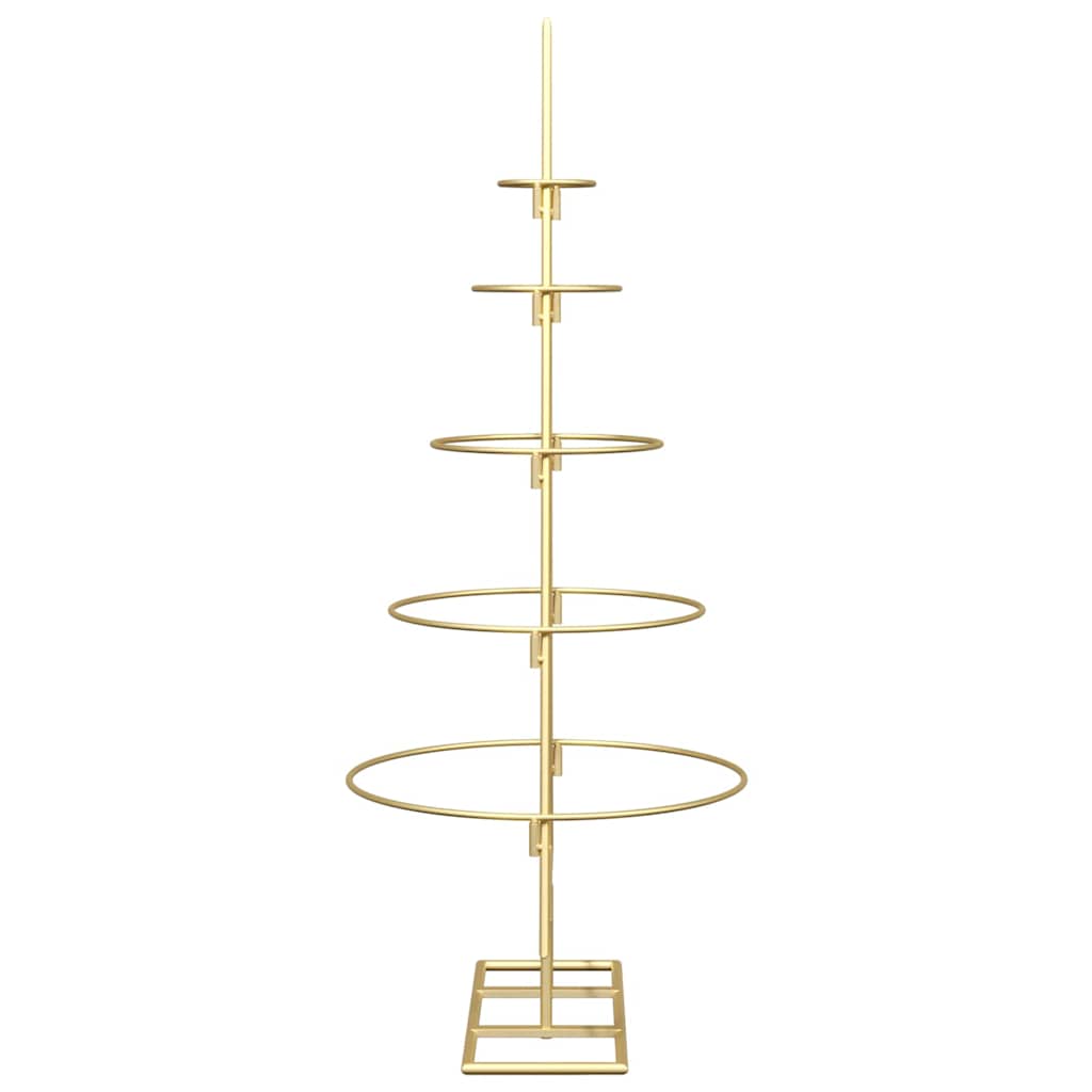 Metal Christmas Tree with Stand Gold 90 cm Powder-coated steel