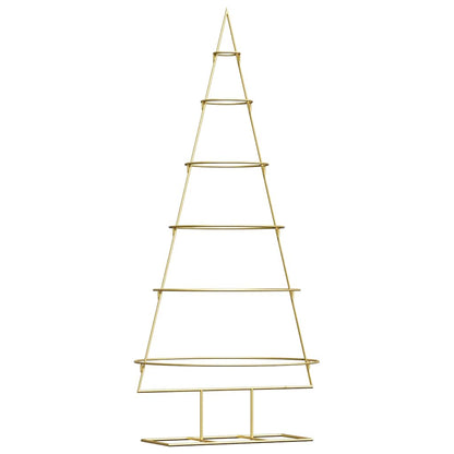 Metal Christmas Tree with Stand Gold 150 cm Powder-coated steel