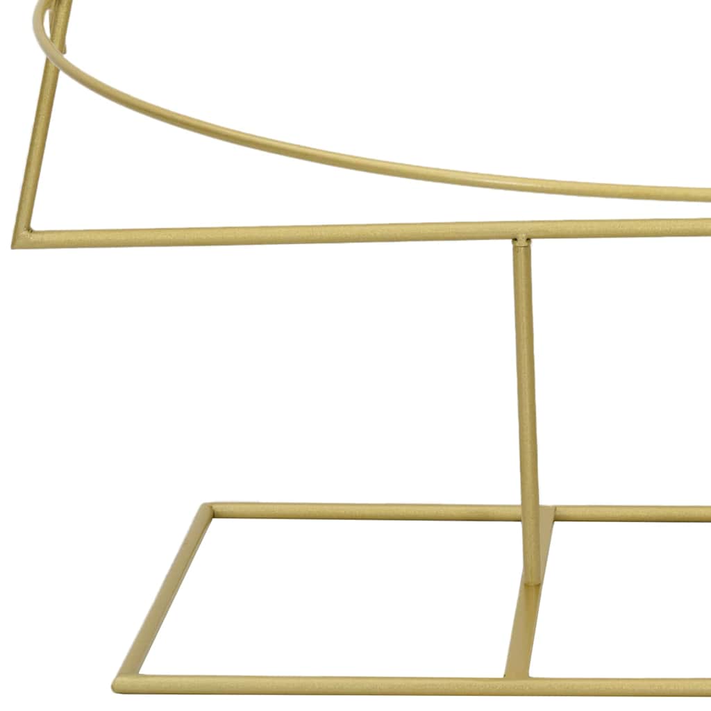 Metal Christmas Tree with Stand Gold 180 cm Powder-coated steel