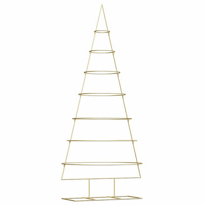 Metal Christmas Tree with Stand Gold 210 cm Powder-coated steel