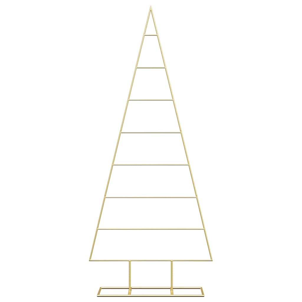 Metal Christmas Tree with Stand Gold 150 cm Powder-coated steel
