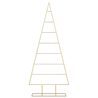 Metal Christmas Tree with Stand Gold 150 cm Powder-coated steel