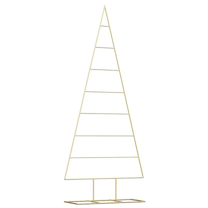 Metal Christmas Tree with Stand Gold 180 cm Powder-coated steel