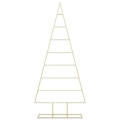 Metal Christmas Tree with Stand Gold 180 cm Powder-coated steel