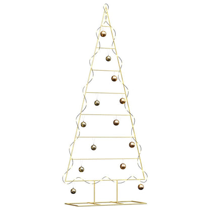 Metal Christmas Tree with Stand Gold 180 cm Powder-coated steel