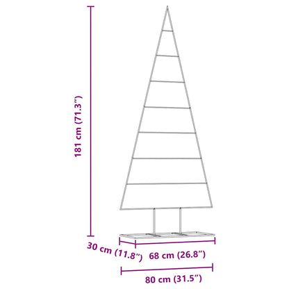 Metal Christmas Tree with Stand Gold 180 cm Powder-coated steel