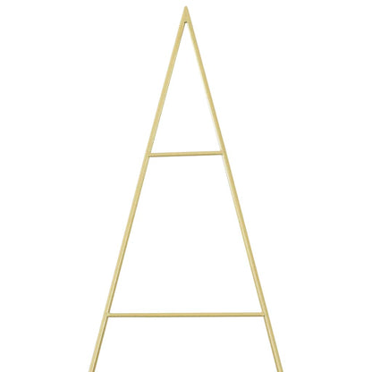 Metal Christmas Tree with Stand Gold 210 cm Powder-coated steel