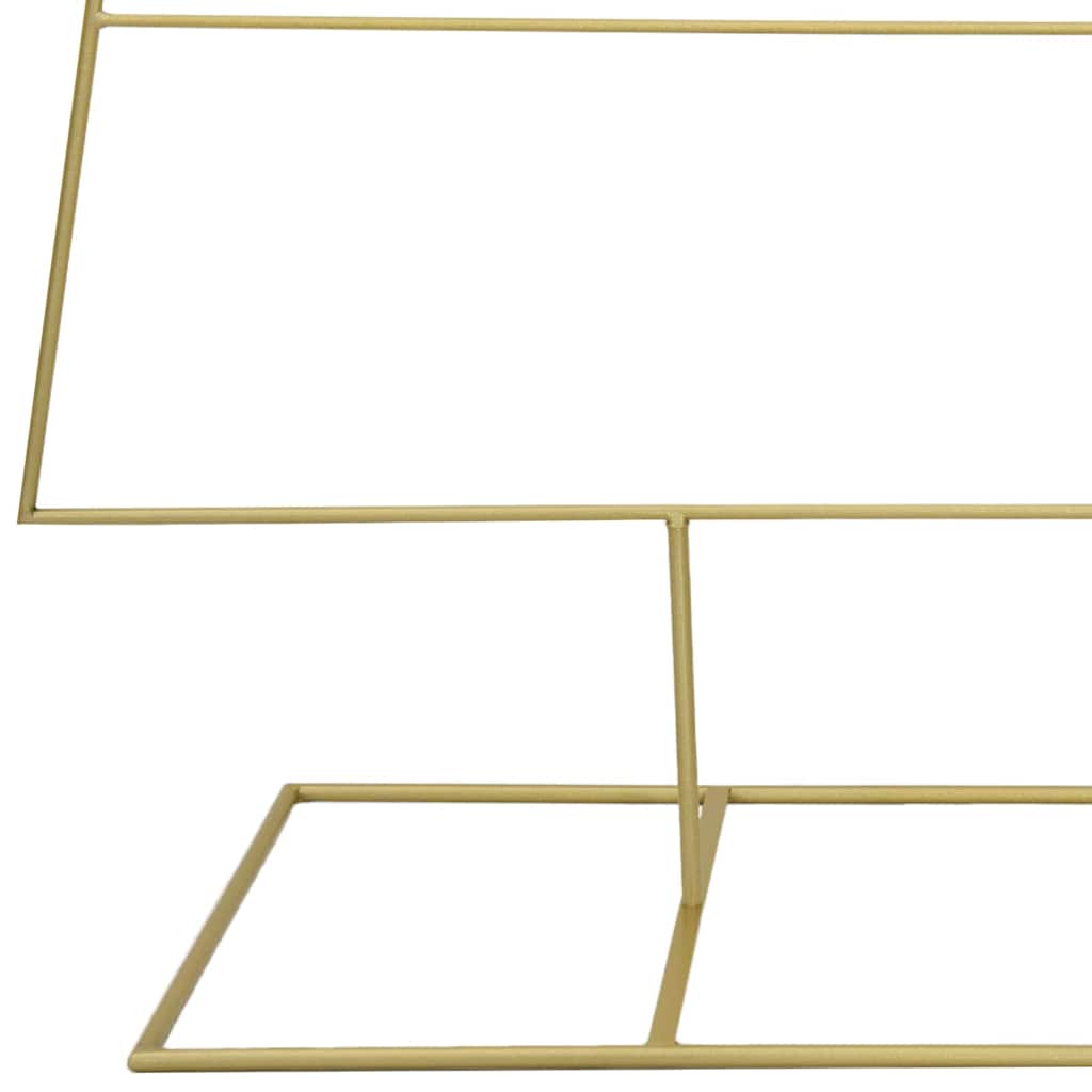 Metal Christmas Tree with Stand Gold 210 cm Powder-coated steel