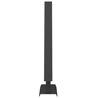 Metal Christmas Tree with Stand Black 60 cm Steel