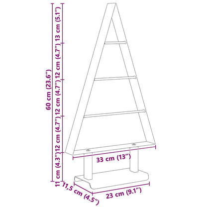 Metal Christmas Tree with Stand Black 60 cm Steel