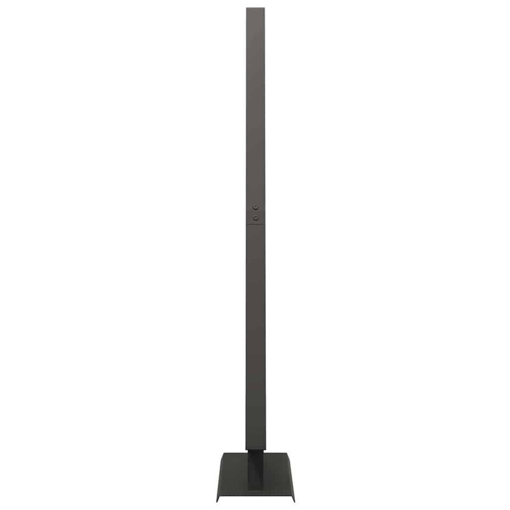 Metal Christmas Tree with Stand Black 125 cm Steel