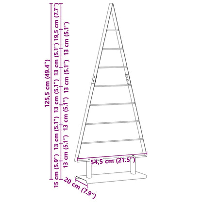 Metal Christmas Tree with Stand Black 125 cm Steel