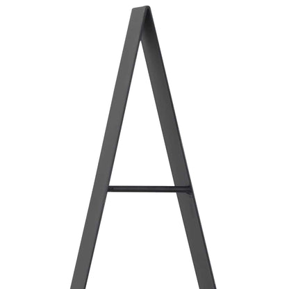 Metal Christmas Tree with Stand Black 150 cm Steel