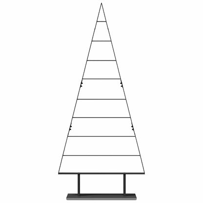 Metal Christmas Tree with Stand Black 180 cm Steel