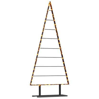 Metal Christmas Tree with Stand Black 180 cm Steel