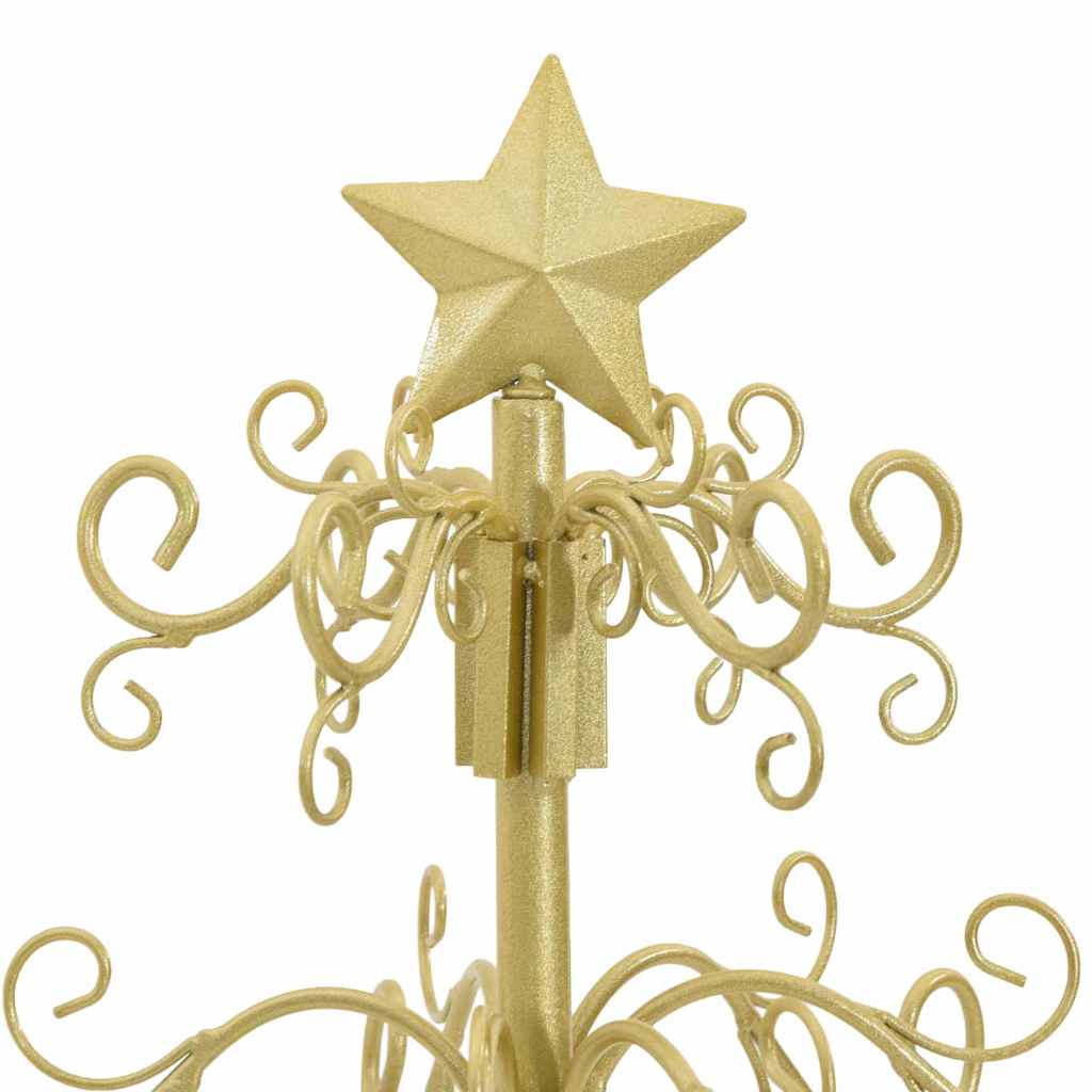 Metal Christmas Tree with Stand Gold 60 cm Powder-coated steel