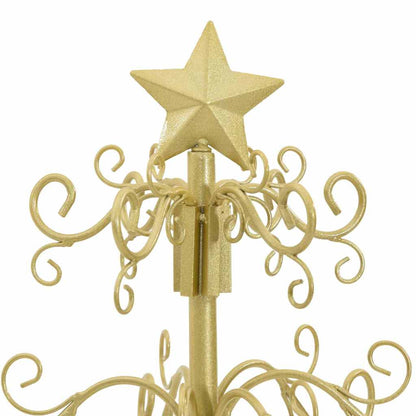 Metal Christmas Tree with Stand Gold 60 cm Powder-coated steel