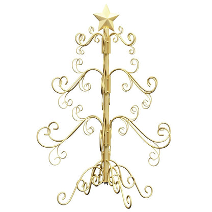 Metal Christmas Tree with Stand Gold 60 cm Powder-coated steel