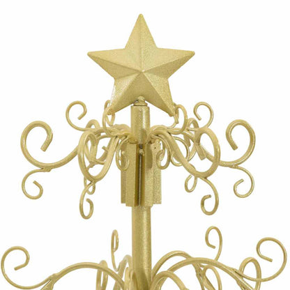 Metal Christmas Tree with Stand Gold 90 cm Powder-coated steel