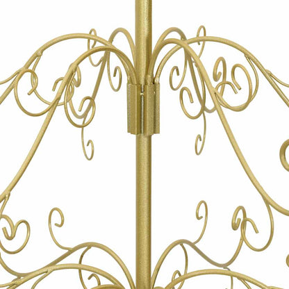 Metal Christmas Tree with Stand Gold 90 cm Powder-coated steel