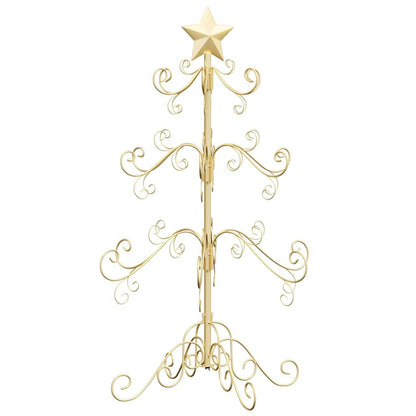 Metal Christmas Tree with Stand Gold 90 cm Powder-coated steel