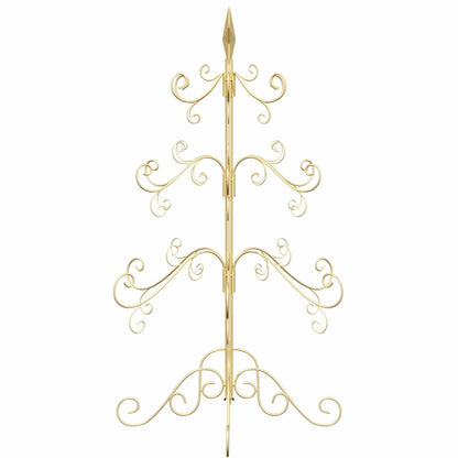 Metal Christmas Tree with Stand Gold 90 cm Powder-coated steel