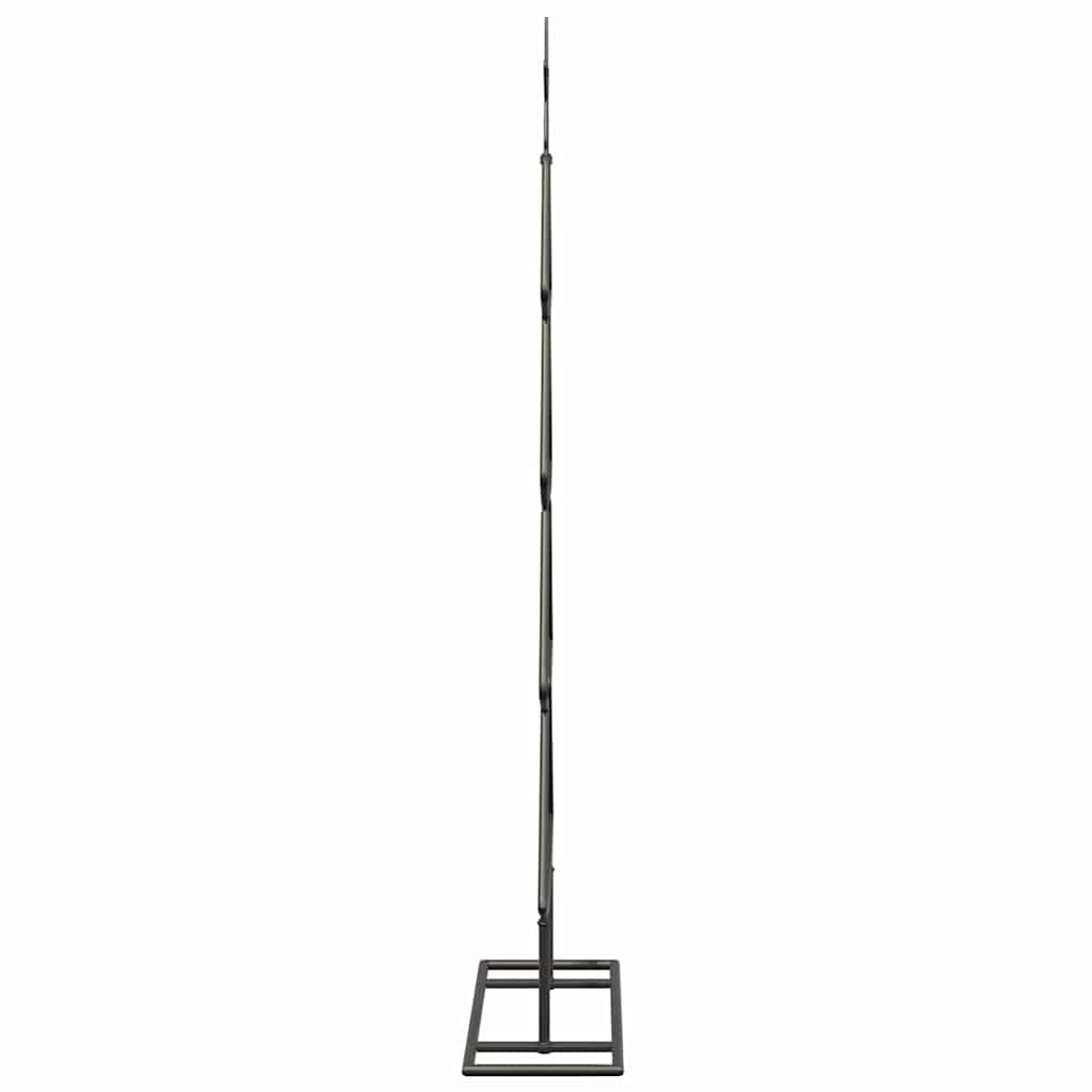 Metal Christmas Tree with Stand Black 90 cm Steel
