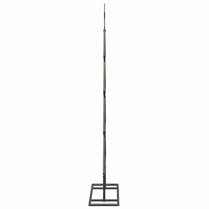 Metal Christmas Tree with Stand Black 90 cm Steel