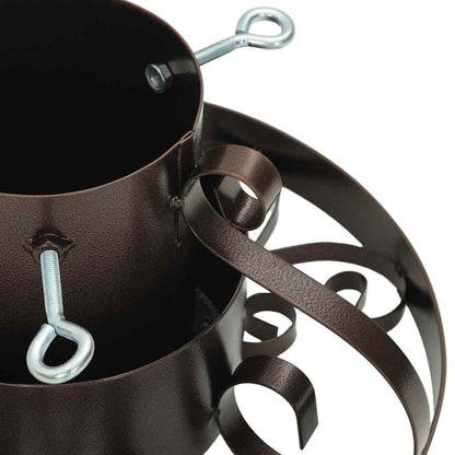 Christmas Tree Stand Antique copper 40 x 40 x 20.5 cm Steel