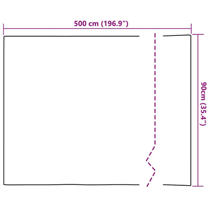 Furniture Sticker Other Silver 90 x 500 cm PET