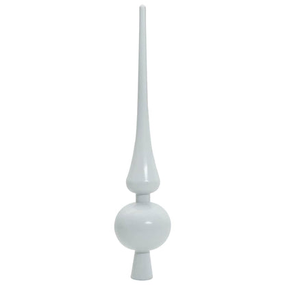 Christmas Tree with Decorative String Lights White 300 cm PVC
