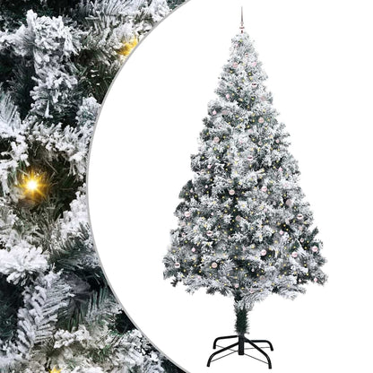 Artificial Pre-lit Christmas Tree with Ball Set Green 400 cm