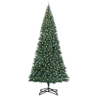Artificial Pre-lit Christmas Tree with Ball Set Green 500 cm
