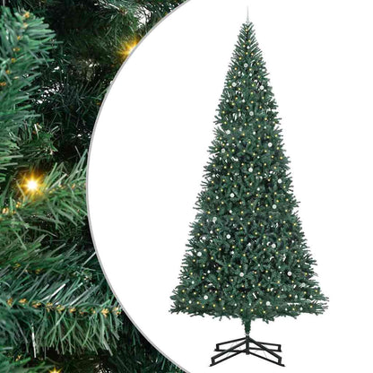 Artificial Pre-lit Christmas Tree with Ball Set Green 500 cm