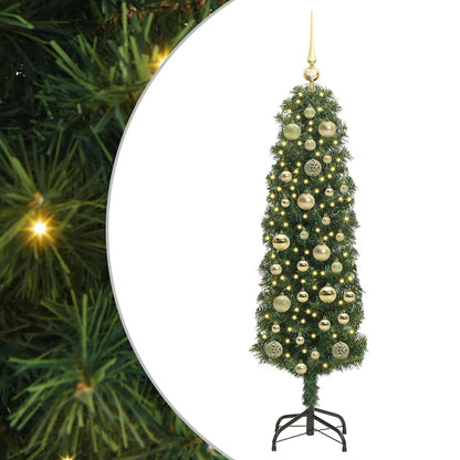 Artificial Christmas Tree with 150 LEDs with Stand Green 120 cm