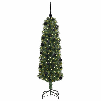 Artificial Christmas Tree with 150 LEDs with Stand Green 150 cm