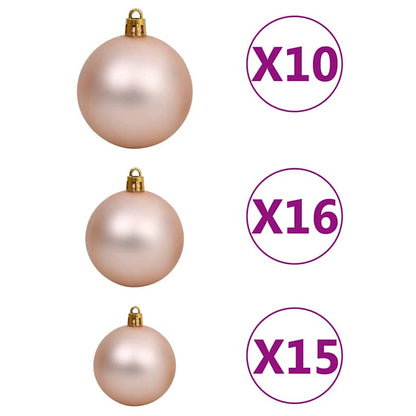 Artificial Christmas Tree with 300 LEDs with Stand Green 210 cm