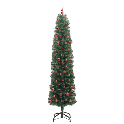 Artificial Christmas Tree with 300 LEDs with Stand Green 210 cm