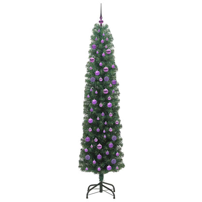 Artificial Christmas Tree with 300 LEDs with Stand Green 210 cm