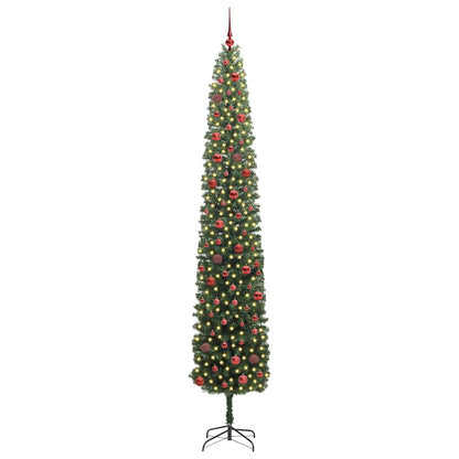 Artificial Christmas Tree with 300 LEDs with Stand Green 270 cm