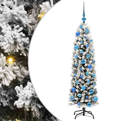 Artificial Christmas Tree with 150 LEDs with Stand Green 150 cm